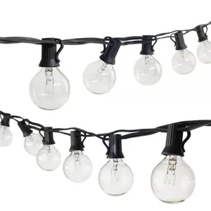 25Ft G40 Globe String Light 110/220V With 25 Clear Bulbs Waterproof Indoor/Outdoor Garden,Party,Wedding Holiday Light thumbnail-1