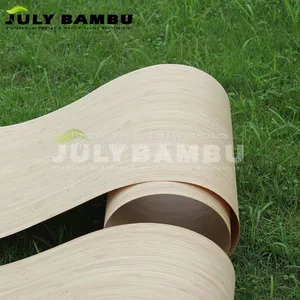 0.3mm 0.5mm Strand Bamboo Veneer for Door Skin for Sale thumbnail-1