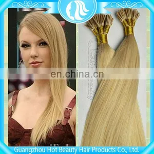European Remy i Tip Human Hair Extensions Offer Many Colors thumbnail-1