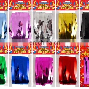 Tinsel Shimmer Coloured Foil Door Curtains thumbnail-1