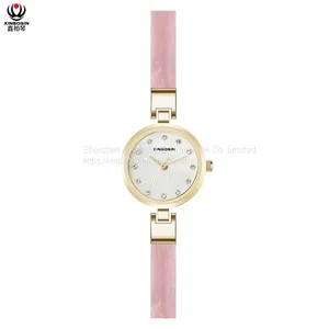 XINBOQIN Supplier LOGO Custo New Girls Fashion Elegant Quartz Trend Design Acetate Watch thumbnail-4