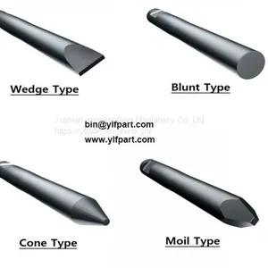 Soosan Hydraulic Breaker Fittings Moil Point Chisel 42CrMo SB10 SB20 SB30 SB35 SB40 SB43 SB45 SB50 SB60 SB81 SB100 SB121 SB130 SB140 SB151 thumbnail-2