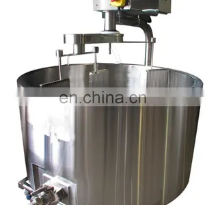 Factory in Shanghai Mozzarella Cheese Cooking Stretching Forming Molding Making Machine Block Cheese Production Line thumbnail-1