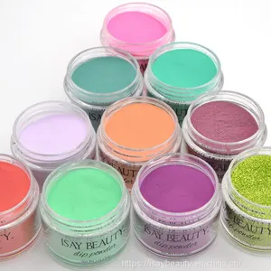 2019 New Nail Artistry Nail Glitter Powder Acrylic Powder System Private Label Nail Dipping Powder thumbnail-2