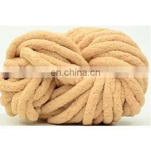 Wuge 100% Polyester Thick Ice Line Knitting Yarn for Blanket thumbnail-5