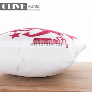 45x45CM Custom Latest Design Merry Christmas Theme Embroidery Sofa Cushions thumbnail-3