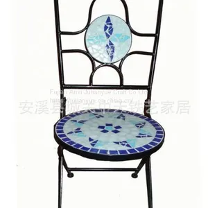 Metal Outdoor Folding Table Coffer Table Round Table thumbnail-1