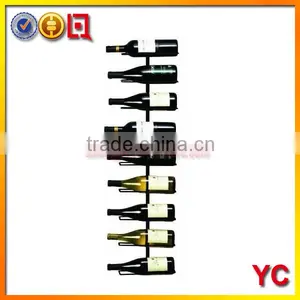 NEw True Fabrications Wall Mount Wine Rack (Holds 9 Bottles) thumbnail-1