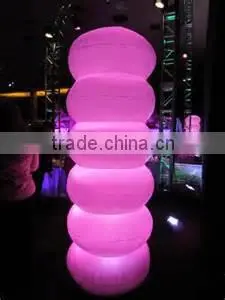 Hot Sell Colorful Inflatable LED Cone for Decoration thumbnail-1
