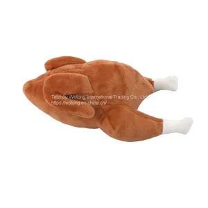 Food Pet Products Dog Chew Toy Stuffed Turkey Stuffed Dog Squeaky Chew Toy Interactive Squeaky Dog Toys thumbnail-2