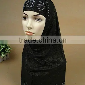 A315 Newest Design Muslim 2 Piece Hijab thumbnail-1