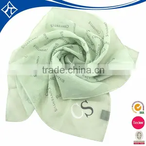 Polyester Silk Square Chiffon Scarf uk thumbnail-1