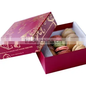 Custom Logo Design Macarons Box/candy Box/chocolate Box thumbnail-2