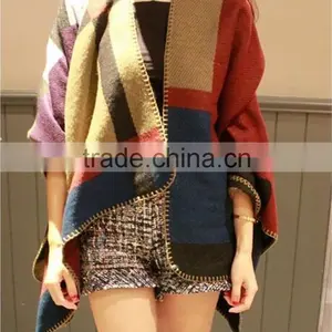 Ladies Fashion Colorful Warm Knitted Cardigan Sweater thumbnail-5