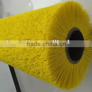 Snow Cleaning Roller Brush On Road thumbnail-1