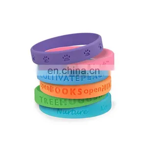 Wholesale Custom Logo Printed Silicone Wristband No Minimum thumbnail-2