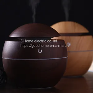 Wood Grain Round Humidifier, Mushroom Humidifier, Wood Grain Aromatherapy Machine（Wechat:13510231336） thumbnail-3