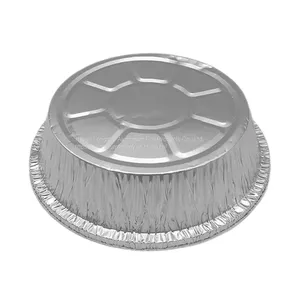 7 Inch Round Disposable Aluminum Foil Pie Pan Pizza Platter thumbnail-3