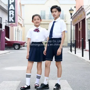 2023 New School Uniforms Children Summer Polo Shirt thumbnail-1