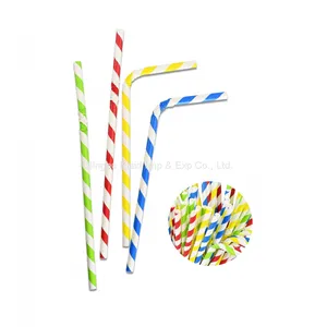 4.5mm Biodegradable And Compostable Individually Packed Bendable Straws (2500/ Ctn) thumbnail-1