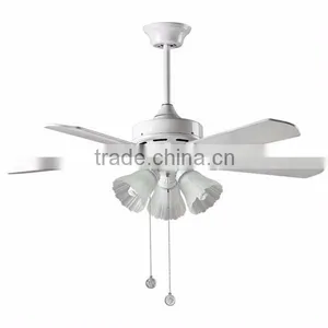White Color Haning Ceiling Fan With Lights thumbnail-1