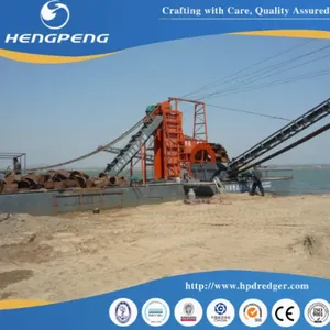 Proven Technology China Chain Bucket Gold Mining Dredger for Gold Mining Operations thumbnail-1