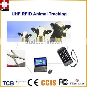 Android UHF RFID Handheld Reader for Animal Feeding Control System thumbnail-1