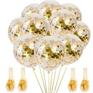 Cheap Large 36 Inch Clear Latex Birthday Decorations Gender Reveal Confetti Balloons Balloons Set With Confetti thumbnail-1