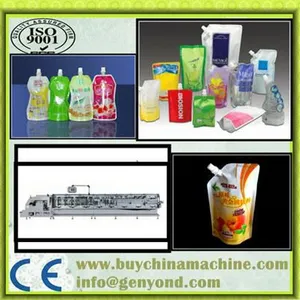 Pineapple Juice Pop Melon Seed Standing up With Spout Satchet/pouch/bag Filling Sealing Capping Packaging Machine thumbnail-5