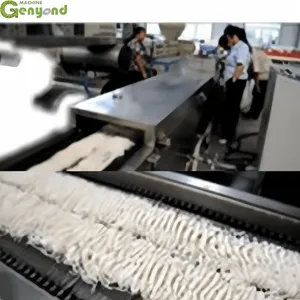 Shanghai GY Instant Noodle Steaming Frying Packing Machine Fried Instant Pasta Noodle Production Line thumbnail-4