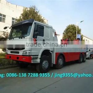 SINO HOWO 8*4 Heavy Duty Rotator Tow Truck,60-80T Wrecker Towing Truck With Hydraulic Control System thumbnail-3