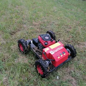 Agriculture Gasoline Powered Walking Speed 0~6Km/H Remote Operated Grass Cutter thumbnail-1