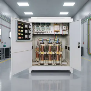 SBW-F 150KVA 3 Phase Automatic Voltage Regulator 380V Industrial Power Stabilizer thumbnail-1