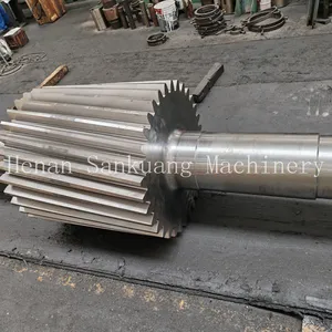 Custom Gear Shaft for Automotive Transmission, 20CrMnTi, Carburized, 58-62 HRC, Low Noise, Long Life thumbnail-2