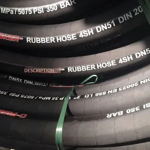 Professional Production of Pisker Brand Black or Colored High-pressure Rubber Hoses, Hydraulic Beer Hoses and Oil Pipes thumbnail-2