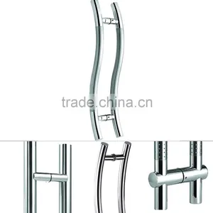 Stainless Steel Exterior Glass Door Handle/pull Handle/H Shape Door Pull Handle thumbnail-6