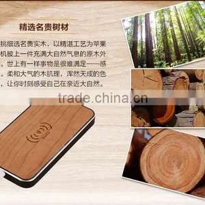Three Coil Transmitter Wooden Wireless Transmitter /qi Wireless Charger thumbnail-6