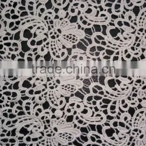 Promotion High Quality Embroidery Lace Cotton Fabric With Flower Pattern thumbnail-6