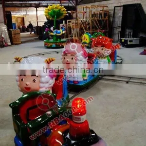 QHRT-08 Qingheng Vivid Cartoon Character Electric Toy Train thumbnail-1