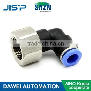 Sino-Korea Cooperate Elbow Pneumatic Fitting With Female Thread PLF thumbnail-1