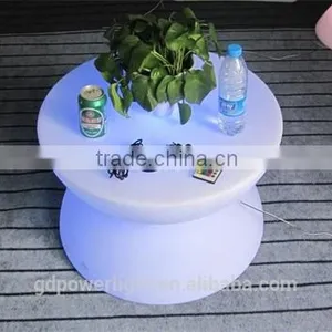 PE Plastic Bar Table With LED Lights and Remote 6040B thumbnail-1