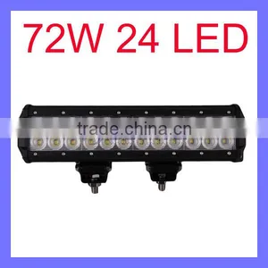12-30V 72W LED Light Bar Waterproof Truck SUV Off Road 72W Car Work Light thumbnail-1
