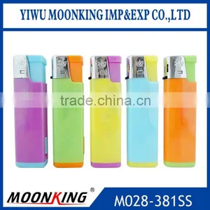 Multi Color Electronic Cigarette Butane Gas Lighter Recharge Led Lighter Best Cheap Price thumbnail-1