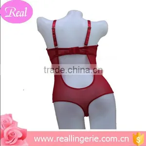2016 Sexy Young Ladies Red Teddies Lingerie /corsets Quality Choice thumbnail-3