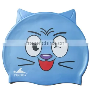 Custom Naughty Panda Swim Swimming Cap Manufacturer With Cool Design thumbnail-5