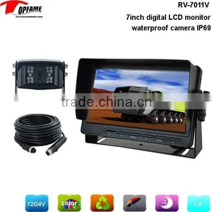 RV-7011V 7 Inch Reversing Camera System With Night Vision Camera& 7" Digital LCD Monitor thumbnail-1