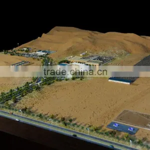 1:300 Al Ain Shooting Club Planning Model Making for Exhibition thumbnail-1