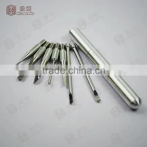 Pen Shaped Easy to Carry Wax Dabber Titanium Nail Dab Tool Stainless Steel Bright Gold Dab Wax Tool thumbnail-1