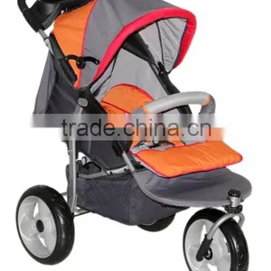 #4012 One Hand Folding Baby Jogger Big Wheel Stroller With Travel System thumbnail-5