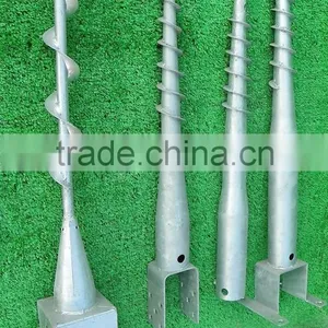 Ground Screw Pole Anchor/Ground Screw/Screw Post Anchor thumbnail-1